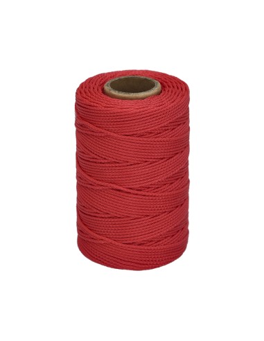 Cuerda Trencilla Polipropileno Roja (Bobina 100 Metros)