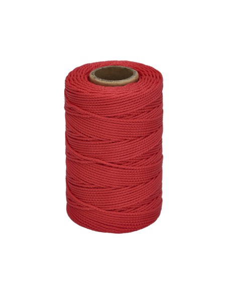 Cuerda Trencilla Polipropileno Roja (Bobina 100 Metros)