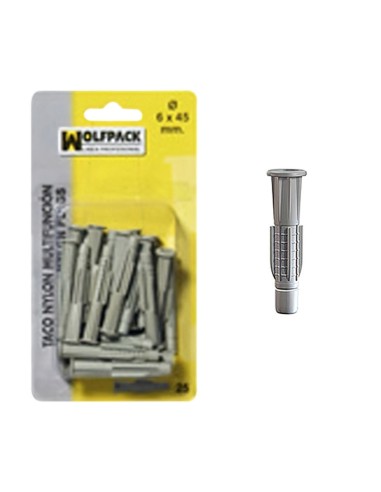 Taco Multiaccion MU 6x35 mm. (25 Piezas)