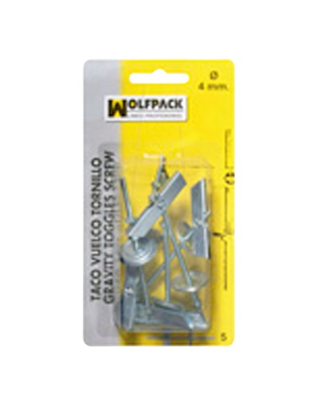 Taco Vuelco Tornillo M 4 (5 Piezas)