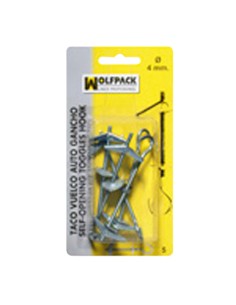 Taco Vuelco Auto Gancho M 4 (5 Piezas)