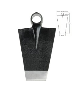 Azada Forjada Sin Mango 64/ 910 Gramos