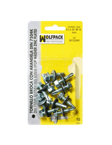 Tornillo Broca 4,8x19-8 mm. (20 Piezas)