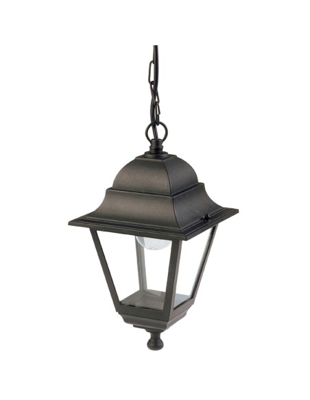 Farol Jardín Suspendido Negro