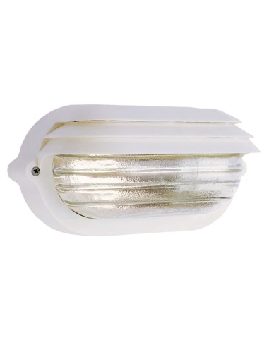 Plafón Palpebra IP54 Oval Blanco