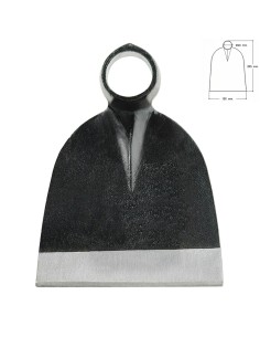 Azada Forjada Sin Mango 96/ 750 Gramos