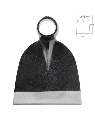 Azada Forjada Sin Mango 96/ 750 Gramos