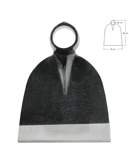 Azada Forjada Sin Mango 96/ 750 Gramos