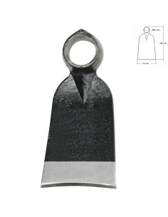 Azada Forjada Sin Mango 343/ 310 Gramos