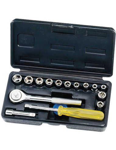 Juego Llaves Vaso 16 Piezas 1/4