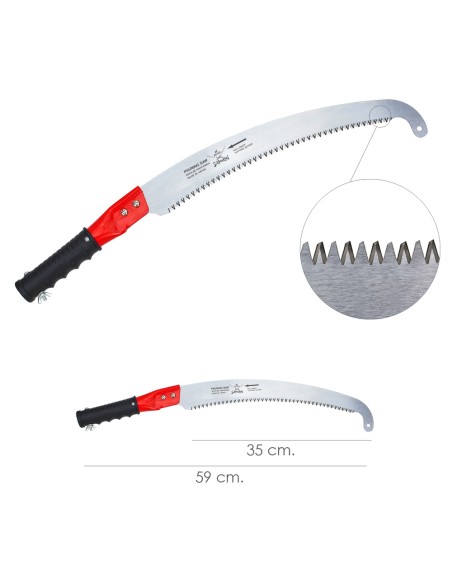 Serrucho Samurai Curvo Para Pertiga 350 mm.