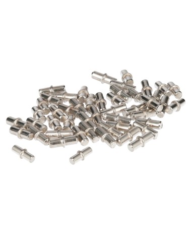 Soporte de Metalico Con Anclaje 5 Ø mm. Para Estanterias / Estantes (Caja 100 Unidades)