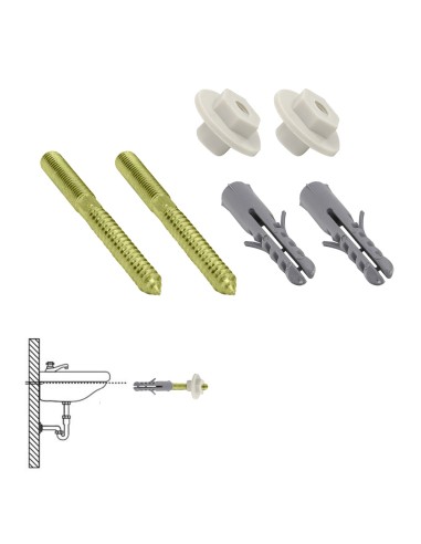 Kit Sanitario Fijacion Lavabo 10x110 mm. (2 Piezas)