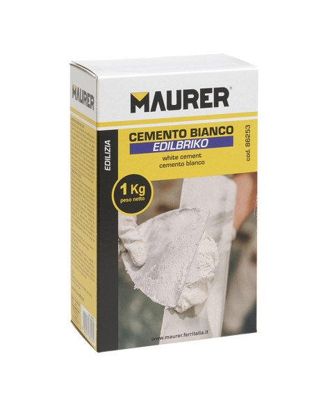 Edil Cemento Blanco Maurer (Caja 1 kg.)