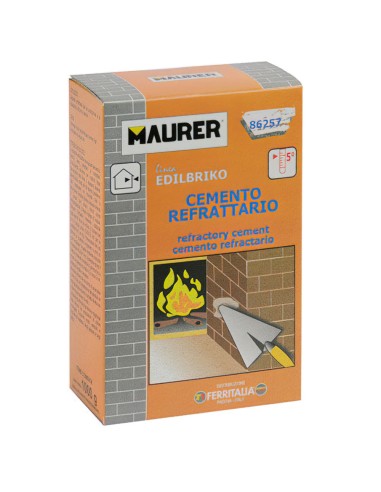 Edil Cemento Refractario Maurer (Caja 1 kg.)