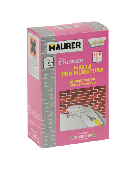 Edil Mortero Rapido Maurer (Caja 1 kg.)