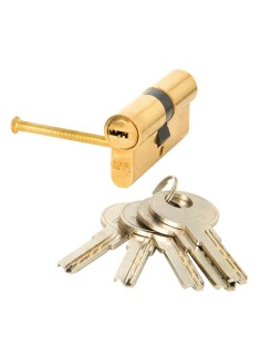 Cilindro Fac Seguridad 60-p 30x30 Latonado 15,0 mm.