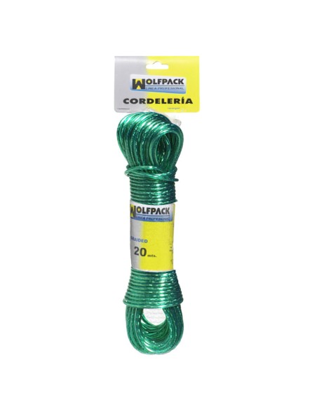 Cuerda Plastificada Cable Acero Ø 3,5 mm. (Madeja 10 m.)