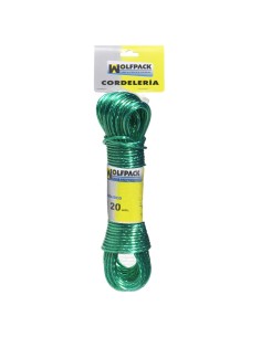 Cuerda Plastificada Cable Acero Ø 3,5 mm. (Madeja 15 m.)