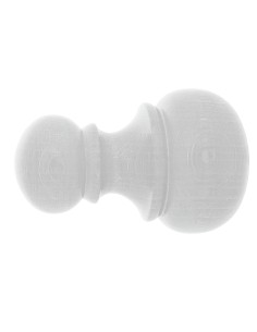 Terminal Madera "Chyc" 20x68 mm. Blanco