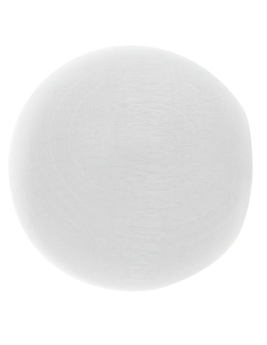 Terminal Madera Esfera 20x40 mm. Blanco