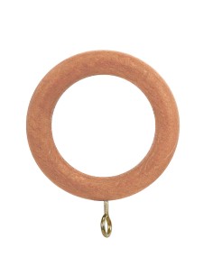 Anilla Madera Lisa Con Hembrilla 29x45 mm. Pino