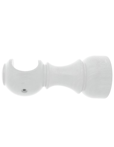 Soporte Madera Liso Abierto 20x 88 mm. Blanco