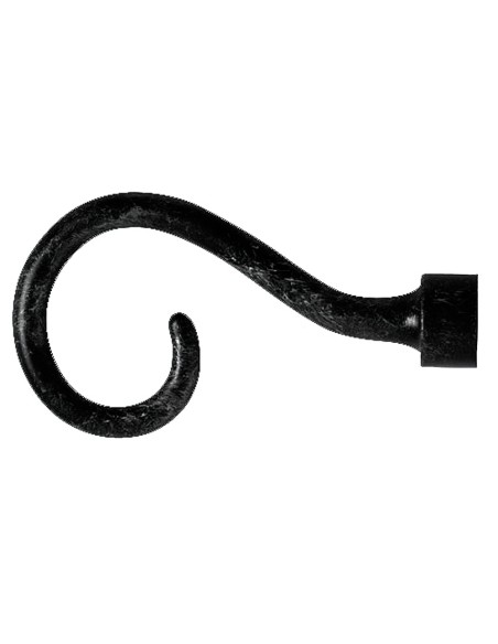 Terminal Forja Ibiza Ø 20 mm. Negro Juego 2 Piezas