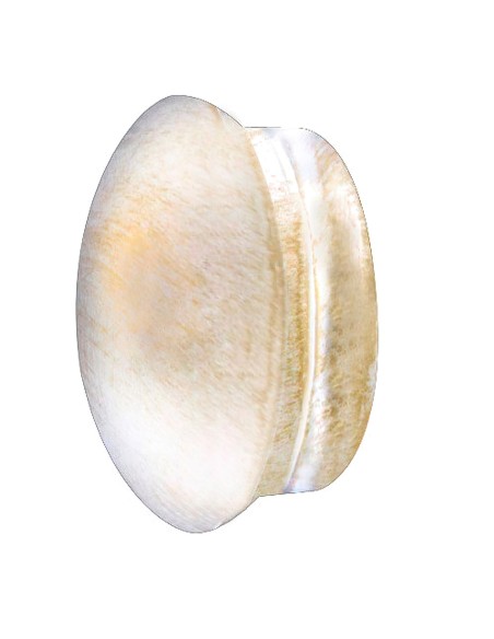 Terminal Forja Tapon Ø 20 mm. Marfil / Oro Juego 2 Piezas