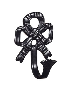 Alzapaños Forja Lazo Negro Juego 2 Piezas