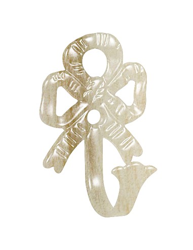 Alzapaños Forja Lazo Marfil / Oro Juego 2 Pieza