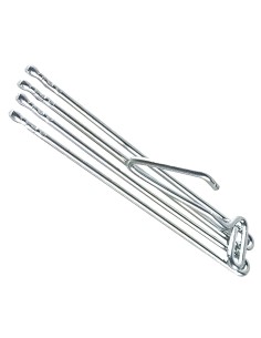 Gancho Cortina Plisar Frente (Bolsa 100 Unidades)