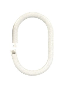 Anilla Baño Oval 18 mm. (Bolsa 100 Unidades) Blanca