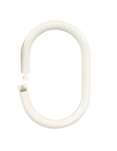 Anilla Baño Oval 18 mm. (Bolsa 100 Unidades) Blanca