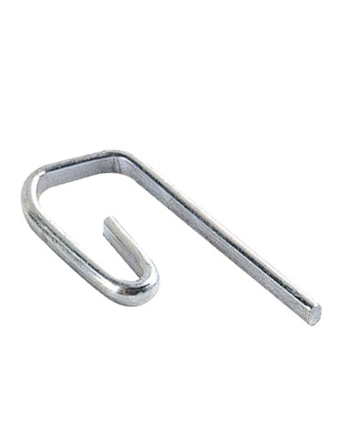 Gancho Cortina Fruncidor Metálico 30 mm. Blister 25 Unidades