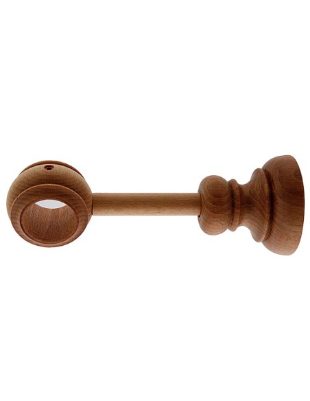 Soporte Madera Extensible 28x205 mm. Nogal