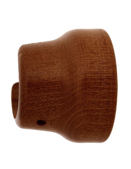 Soporte Madera Liso Lateral 20x 35 mm. Nogal