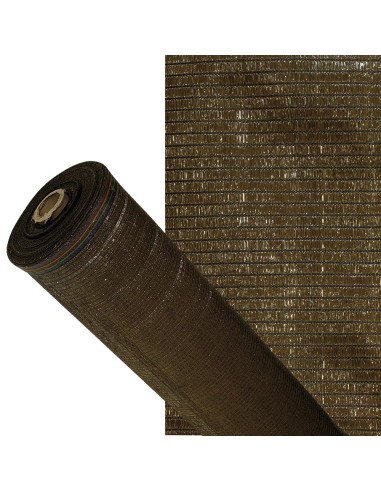 Malla Sombreo 1,0 metro Marron Rollo 100 metros