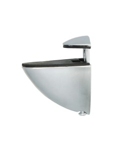 Soporte Pelicano Regulable Para Estante 1 / 20 mm. Cromo Mate (1 Pieza)