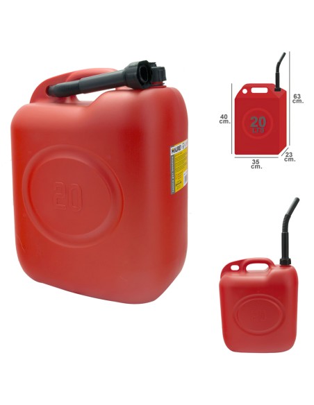 Bidon Gasolina 20 Litros Homologado