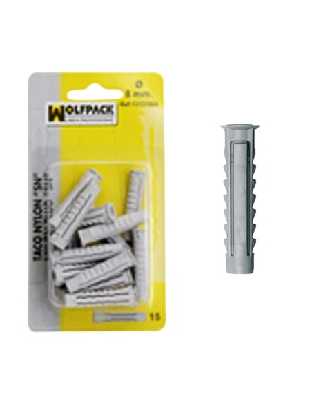 Taco Nylon SN 6 mm. (30 Piezas)