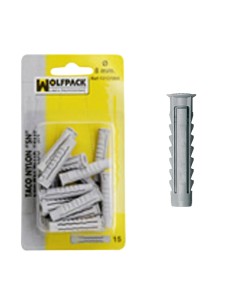 Taco Nylon SN 12 mm. (6 Piezas)