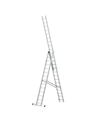 Escalera Aluminio Industrial 14+14+14 3x4 mt.