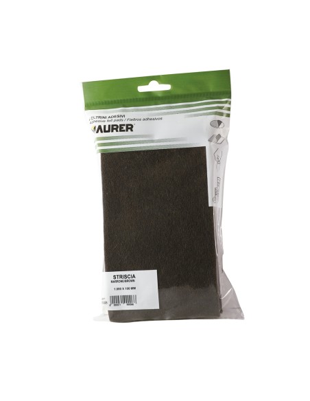 Fieltro Adhesivo 1m. x 85 mm. Blister Marrón