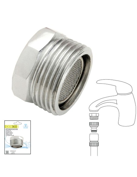 Atomizador Adaptador Saturnia Hembra M22 x 3/4"