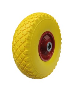 Rueda Carretilla Almacen / Sacos Maciza Llanta metálica 20 mm.