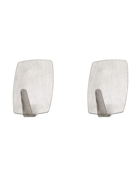 Colgador Oryx Inoxidable Grande (Blister 2 Unidades) Adhesivo