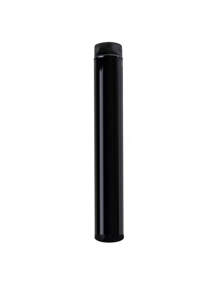 Wolfpack Tubo De Estufa Acero Vitrificado Negro Ø 130 mm. ideal Estufas De Leña, Chimenea, Alta Resistencia, Color Negro