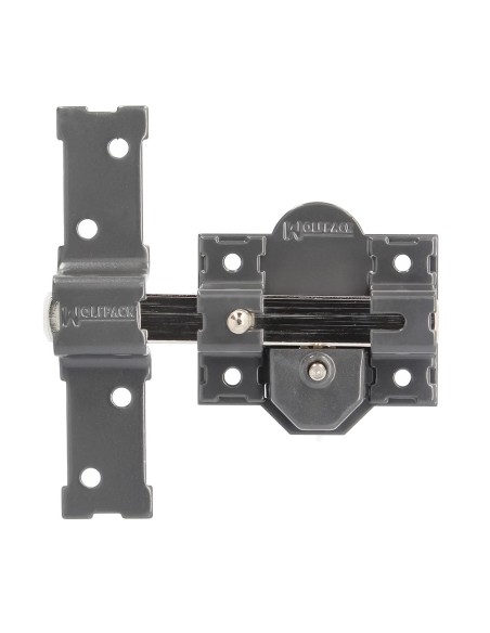 Cerrojo b-7 llave y pulsador pasador de 143mm cilindro de pera de 50mm