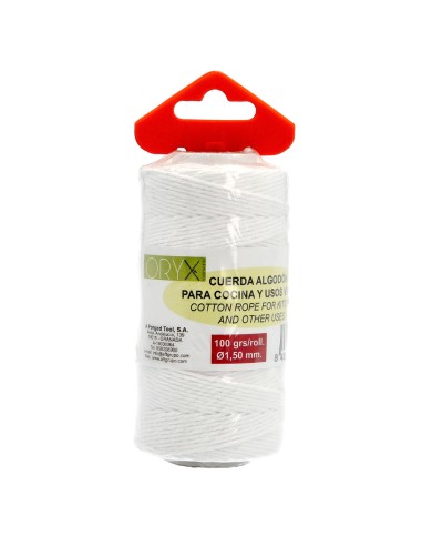 Cuerda Algodón Carnicero 100 gr. Rollo Ø1,50 mm.
